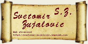 Svetomir Zujalović vizit kartica